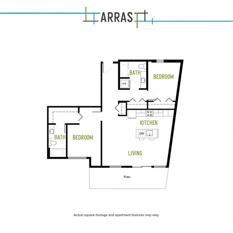2 Bed 2 Bath